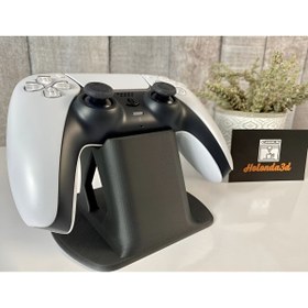 Resim three3dprints Ps5 Xbox Uyumlu Joystick Dualsense Standı Plastik Playstation Siyah Renk 