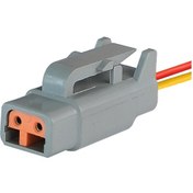 Resim Dtm06-2s Erkek Konnektör 2 Pin Kablolu 