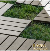 Resim Porsima 1177 9 Lu Bahçe Balkon Teras Zemin Döşemesi Karosu Latte 