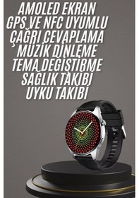 Resim Akıllı Saat 1.5 Inç Amoled Ekran Çift Kordonlu Gps Nfc Uyumlu 