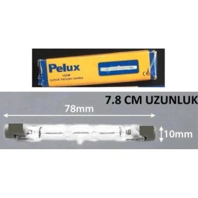 Resim Pelsan Maxin 150W Çubuk Halojen Ampul 7.9 cm 