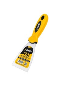 Resim Sgs 584 Spatula Paslanmaz Çelik 75 Mm Sarı 