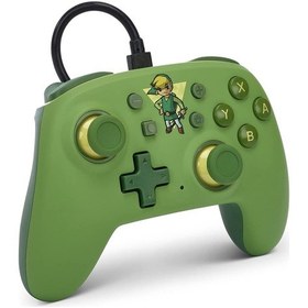 Resim Nintendo Switch Kablolu Nano Oyun Kolu Lisanslı Toon Link Edition 