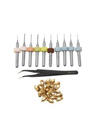 Resim Creality Cr-10 Ender İçin Bitlerle 3d Yazıcı Nozul Takımı Mk8 Ekstruder 