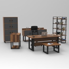 Resim Robin Home Barok Ofis Büro Çalışma Masası Takımı Luxury Makam Takımı 