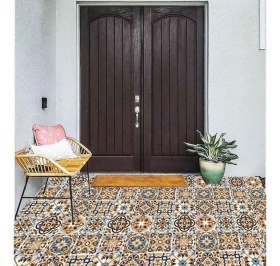 Resim Tink Kendinden Yapışkanlı PVC Karo 30x30 cm - Çevre Dostu, Kokusuz, UV Baskılı, İç Mekan Zemin ve Duvar Kaplaması 