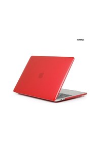 Resim Apple Uyumlu MacBook Air 13 A1932 2018 A2179 2020 Kristal Şeffaf Kılıf Kapak Kırmızı 