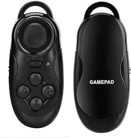 Resim Çok İşlevli Kablosuz Uzaktan Kumanda, Bluetooth Selfie Shutter Gamepad Uzaktan Kumanda VR 3D Gözlükler için Mini Kablosuz Denetleyici 