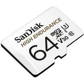 Resim SanDisk High Endurance 64GB microSDXC 100/40MB/s C10V30 Hafıza Kartı 