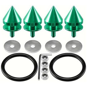 Resim Besthome1 Yeşil Araç Tampon Konik Çevre Takviye Kelepçesi Bagaj Kaporta Bağlantı 