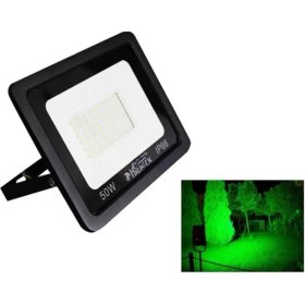 Resim 220 Volt-50 W 6500K IP66 150* Işık Açısı Siyah Kasa Beyaz LED Projektör %100 Yerli Türk Malı 