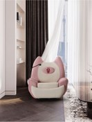 Resim zenay home Pembe Labubu Tavşan Koltuğu – Rahat ve Sevimli Tasarım 