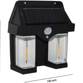 Resim 20w Sensörlü Solar Aplik 3200k Sarı Işık 