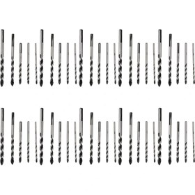 Resim Celestial Forge Porselen Seramik Karo Için 50 Adet Çok Malzemeli Tungsten Karbür Matkap Bit Seti, (3mm 4mm 5mm 6mm 8mm) (Yurt Dışından) 