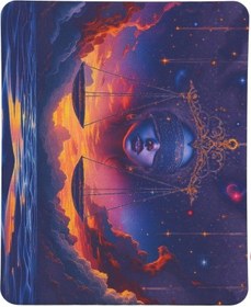 Resim Terazi Burcu Desenli Tip Kaymaz Taban Optik Bilgisayar Notebook Burçlar Mouse Pad Mauspad 17x 21 Cm 