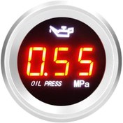 Resim Geeroyoo Araç Ve Motosiklet Dijital Yağ Basınç Göstergesi 0-1.00mpa Yanıp Sönen Alarmlı 9-35v Parlak Sensör Jzr-gy 