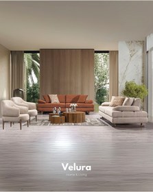 Resim Velura Home & Living Sultan Koltuk Takımı & Oturma Grubu (3+3+1+1) 