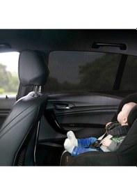 Resim Oto Yan Cam Perdesi Araba Arka Güneşlik Kapı Camı Perdesi Araç Içi Perde 2 Adet 
