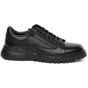 Resim Greyder 18820 Siyah Hakiki Deri Erkek Sneaker Ayakkabı-1066 Siyah 