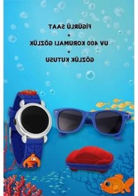 Resim Fastbuy Gri Dokunmatik Su Geçirmez Çocuk Saati - Altın Renk Altın 