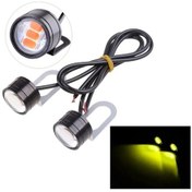 Resim Lasonstiges 2 Adet Motosiklet Tipi Kartal Göz Işıkları Bisiklet Ekipmanları 12v Led Strobe Işık Damla Nakliye 