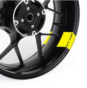 Resim Run Grafik Shop YAMAHA MT125 MOTORSİKLET JANT DETAY STİCKER 