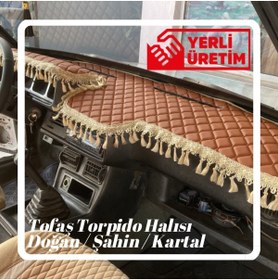 Resim ncotodizayn Tofaş Düşük Göğüs Torpido Halısı Doğan Slx Şahin Kartal 