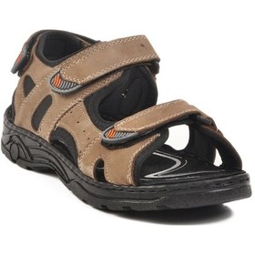 Resim Kum Erkek Çocuk Cırtlı Spor Sandalet 1305 G Kum 