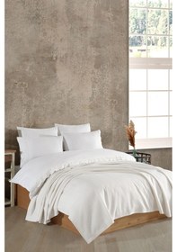 Resim Elart Miras Nevresimli Pike Takımı 220x240 Cm Krem 