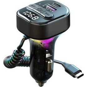 Resim Createtech Verici Şarj Mp3 Fm Cihazı Çalar Çakmak C52 Bluetooth Araç Araba Alıcısı Zi 