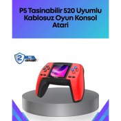 Resim Ponna Tv Bağlantılı 520 Oyunlu P5 Retro Gamepad Konsol 