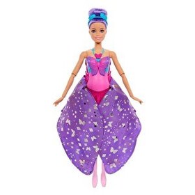 Resim Barbie Kelebek Dansçı Bebek HXJ10 