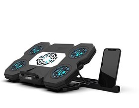 Resim Inca Inc-614gms Empousa 1x100+4x70mm Fan 2600rpm 2xusb Gaming Notebook Soğutucu 