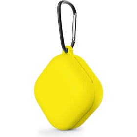 Resim Microsonic Samsung Galaxy Buds 2 Pro Kılıf Askılı Mat Silikon Sarı 