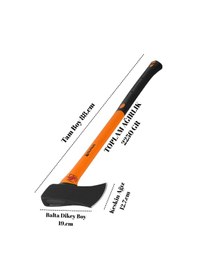 Resim Yapar Fiber Saplı Dövme Çelik Balta Y. 2250 Gr 