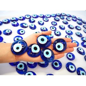 Resim Cam Nazar Boncuğu 0 No 100 Adet 4 Cm 