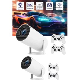 Resim Starseven Full Hd 8 GB Ayaklı Çift Kollu 4K Video Oyun Konsolu Taşınabilir 