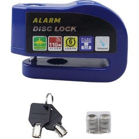 Resim Homyl Motosiklet Için Alarm Disk Fren Kilidi Güvenlik Mavi 