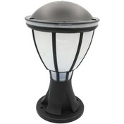 Resim E27 Siyah Pc Set Üstü Bahçe Armatürü 