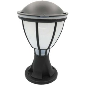 Resim E27 Siyah Pc Set Üstü Bahçe Armatürü 