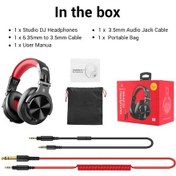 Resim Lasonstiges Kırmızı Oneodio A71 Oyun Kulaklığı Stüdyo Dj Kulaklıklar Stereo Kulak Üstü Kablolu Kulaklık Hi-res Mikrofonlu Pc Ps4 Xbox One Gamer 