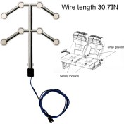 Resim Xiyu Shop Yeni Varış Tarzı Evrensel Araba Koltuğu Basınç Sensörü Emniyet Kemeri Uyarı Hatırlatma Pedi Işgal Edilmiş Oturan Alarm Aksesuarı (Yurt Dışından) 