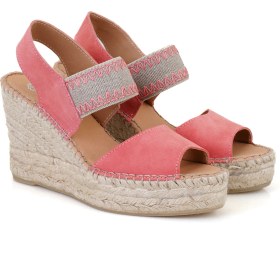Resim Desa Kadın Pembe Dolgu Topuklu Espadril Sandalet 