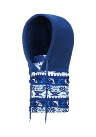 Resim Lemestar Kış Sporları İçin 360 Derece Rüzgar Engellici, Yumuşak Malzeme, Omuzlara Kadar Uzun, Isı Kilitleyici Çekmeli Mavi Outdoor Maske Mavi 