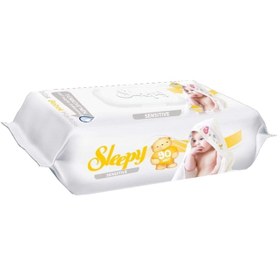 Resim Sleepy Sensitive Islak Mendil 90 Adet 