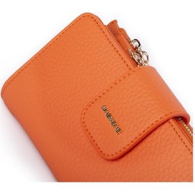 Resim Nas Bag Kadın Yatay Cüzdan Turuncu Natural Turuncu Natural Çok Renkli 