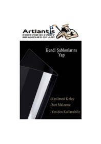 Resim Asetat Kağıdı Pvc A3 50 Adet 100 Micron Fotokopi Asetatı Şeffaf A3 Kağıdı 29.7x42 Projektör Tepegöz Çok Renkli 