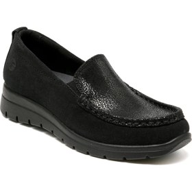 Resim Kadın Oxford ( Klasik) 27 Y35 Bx Fly Flot Leather Woman Black 