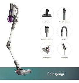 Resim HOMEND 1260H Dustrider Dikey Şarjlı Kablosuz Süpürge 