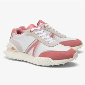 Resim Lacoste L-spin Deluxe Leather Womens Sneaker Hakiki Deri Kadın Günlük Spor Ayakkabı Beyaz Krem 